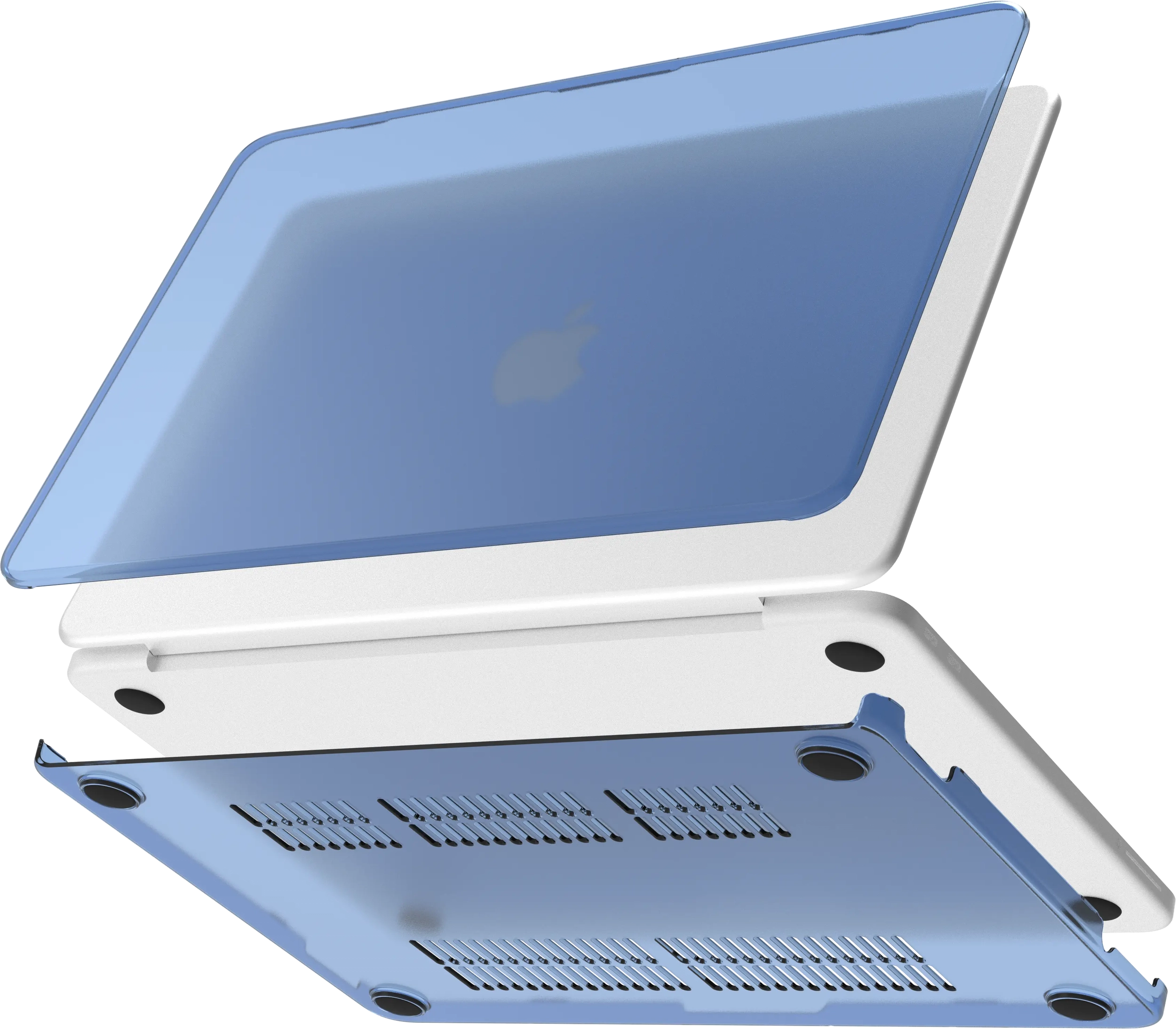 MacBook Neo 13 (2026) Laptop Cover Hard Case Schokbestendig Blauw afbeelding 9