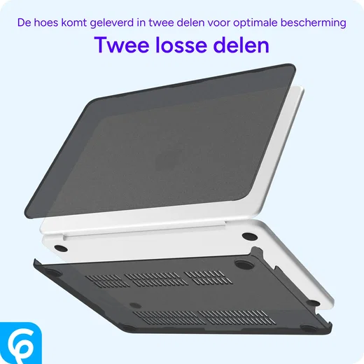 MacBook Neo 13 (2026) Laptop Cover Hard Case Schokbestendig Zwart afbeelding 7