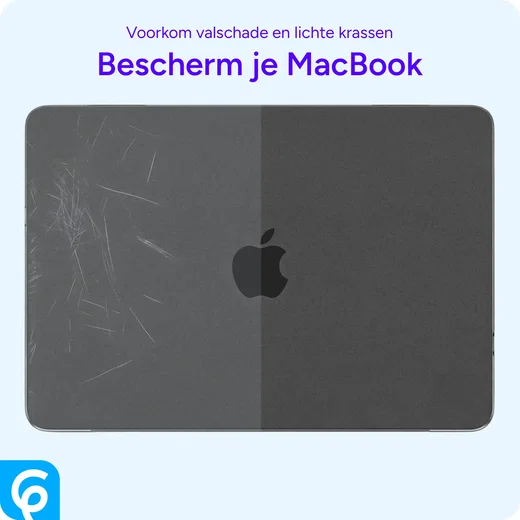 MacBook Neo 13 (2026) Laptop Cover Hard Case Schokbestendig Zwart afbeelding 3