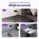 Buddi Power 25W Power Adapter Fast Charge GaN Technologie USB-C Snellader Grijs afbeelding 4