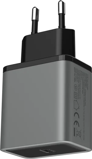 Buddi Power 45W Power Adapter Fast Charge GaN Technologie USB-C Snellader Grijs afbeelding 6