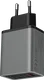 Buddi Power 65W Power Adapter Fast Charge GaN 2x USB-C + USB-A Snellader Grijs afbeelding 7