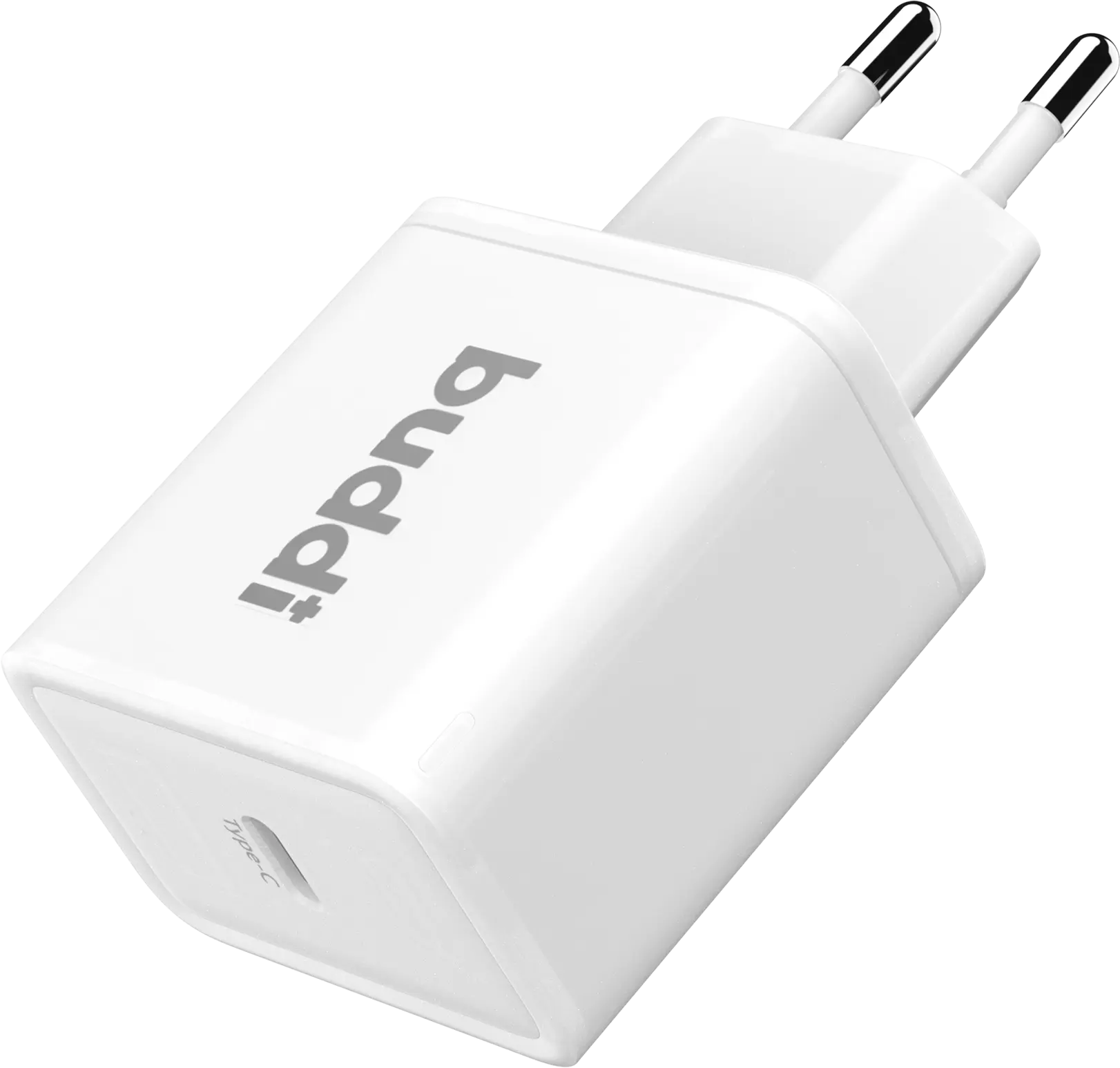 Buddi Power 25W Power Adapter Fast Charge GaN Technologie USB-C Snellader Wit afbeelding 8