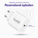 Buddi Power 45W Power Adapter Fast Charge GaN Technologie USB-C Snellader Wit afbeelding 2