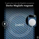 NEKIT Fiber Google Pixel 11 Hoesje MagSafe / Qi2 Kevlar Back Cover Dun Blauw afbeelding 5