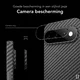 NEKIT Fiber Google Pixel 11 Pro Hoesje MagSafe / Qi2 Kevlar Back Cover Dun Zwart afbeelding 2