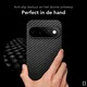 NEKIT Fiber Google Pixel 11 Pro Hoesje MagSafe / Qi2 Kevlar Back Cover Dun Zwart afbeelding 6