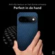 NEKIT Fiber Google Pixel 11 Pro Hoesje MagSafe / Qi2 Kevlar Back Cover Dun Blauw afbeelding 6