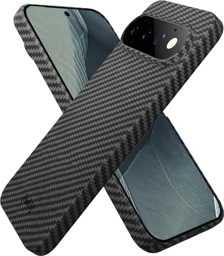 NEKIT Fiber Google Pixel 11 Pro XL Hoesje MagSafe / Qi2 Kevlar Back Cover Zwart afbeelding 17