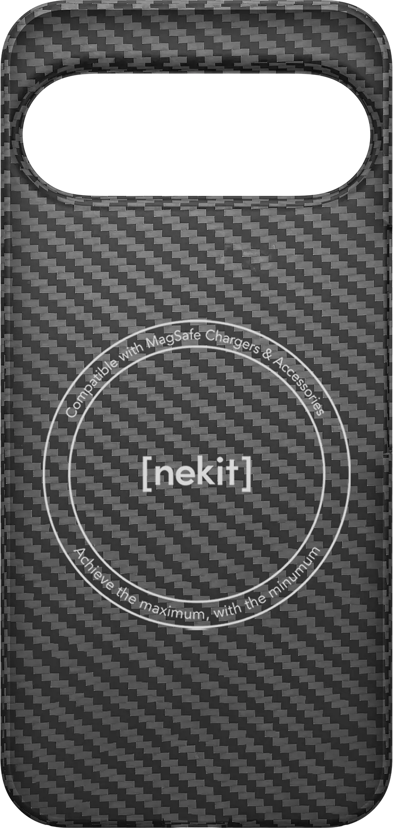NEKIT Fiber Google Pixel 11 Pro XL Hoesje MagSafe / Qi2 Kevlar Back Cover Zwart afbeelding 11