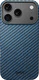NEKIT Fiber Apple iPhone 18 Pro Hoesje MagSafe / Qi2 Kevlar Back Cover Dun Blauw afbeelding 15