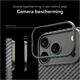 NEKIT Fiber Apple iPhone 18 Pro Max Hoesje MagSafe / Qi2 Kevlar Back Cover Zwart afbeelding 3