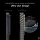 NEKIT Fiber Apple iPhone Duo Hoesje MagSafe / Qi2 Kevlar Back Cover Dun Zwart afbeelding 4