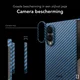 NEKIT Fiber Samsung Galaxy Z Fold 8 Hoesje MagSafe Kevlar Back Cover Dun Blauw afbeelding 3