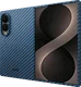 NEKIT Fiber Samsung Galaxy Z Fold 8 Hoesje MagSafe Kevlar Back Cover Dun Blauw afbeelding 8