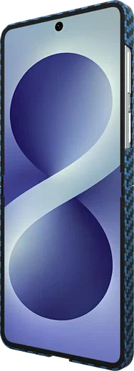 NEKIT Fiber Samsung Galaxy Z Flip 8 Hoesje MagSafe Kevlar Back Cover Dun Blauw afbeelding 8