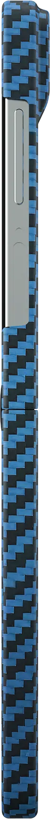 NEKIT Fiber Samsung Galaxy Z Flip 8 Hoesje MagSafe Kevlar Back Cover Dun Blauw afbeelding 9