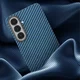 NEKIT Fiber Samsung Galaxy S26 FE Hoesje MagSafe / Qi2 Kevlar Dun Blauw afbeelding 17