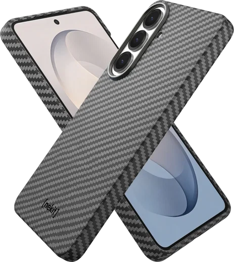 NEKIT Fiber Samsung Galaxy S26 FE Hoesje MagSafe / Qi2 Kevlar Cover Dun Zwart afbeelding 15