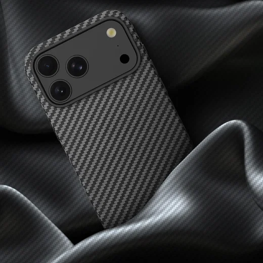 NEKIT Fiber Pro Apple iPhone 18 Pro Max Hoesje MagSafe Kevlar Back Cover Zwart afbeelding 10