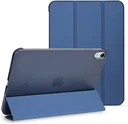 Apple iPad 11 (25) / 10.9 (22) Hoes Transparante Tri-Fold Book Case Blauw