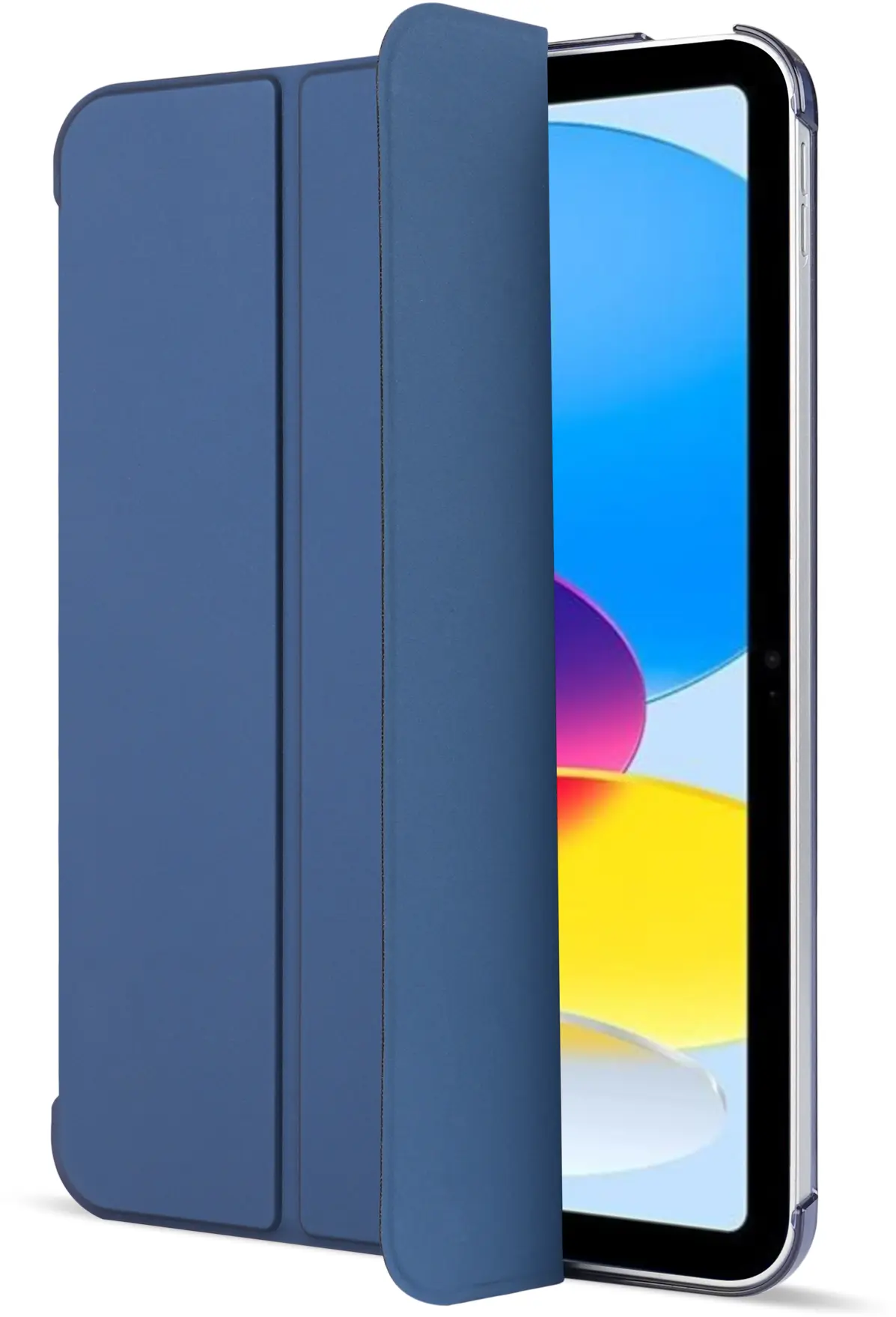 Apple iPad 11 (25) / 10.9 (22) Hoes Transparante Tri-Fold Book Case Blauw afbeelding 10