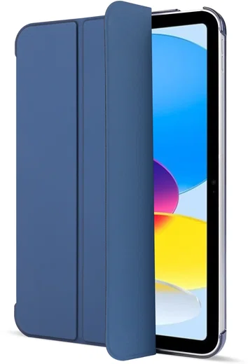 Apple iPad 11 (25) / 10.9 (22) Hoes Transparante Tri-Fold Book Case Blauw afbeelding 10