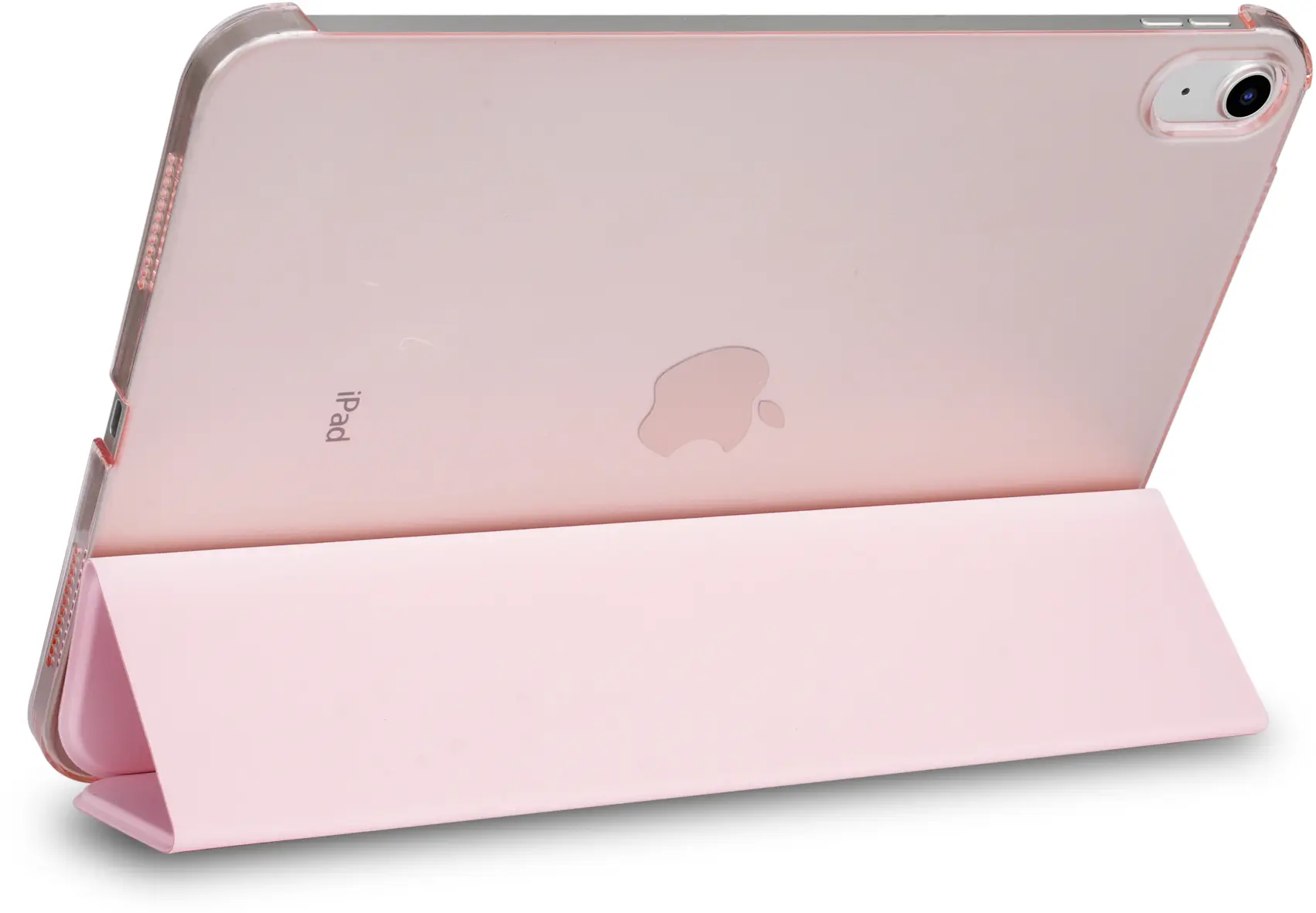 Apple iPad 11 (25) / 10.9 (22) Hoes Transparante Tri-Fold Book Case Lichtroze afbeelding 12