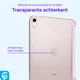Apple iPad 11 (25) / 10.9 (22) Hoes Transparante Tri-Fold Book Case Lichtroze afbeelding 2