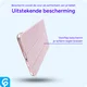 Apple iPad 11 (25) / 10.9 (22) Hoes Transparante Tri-Fold Book Case Lichtroze afbeelding 4