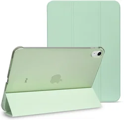 Apple iPad 11 (25) / 10.9 (22) Hoes Transparante Tri-Fold Book Case Groen afbeelding