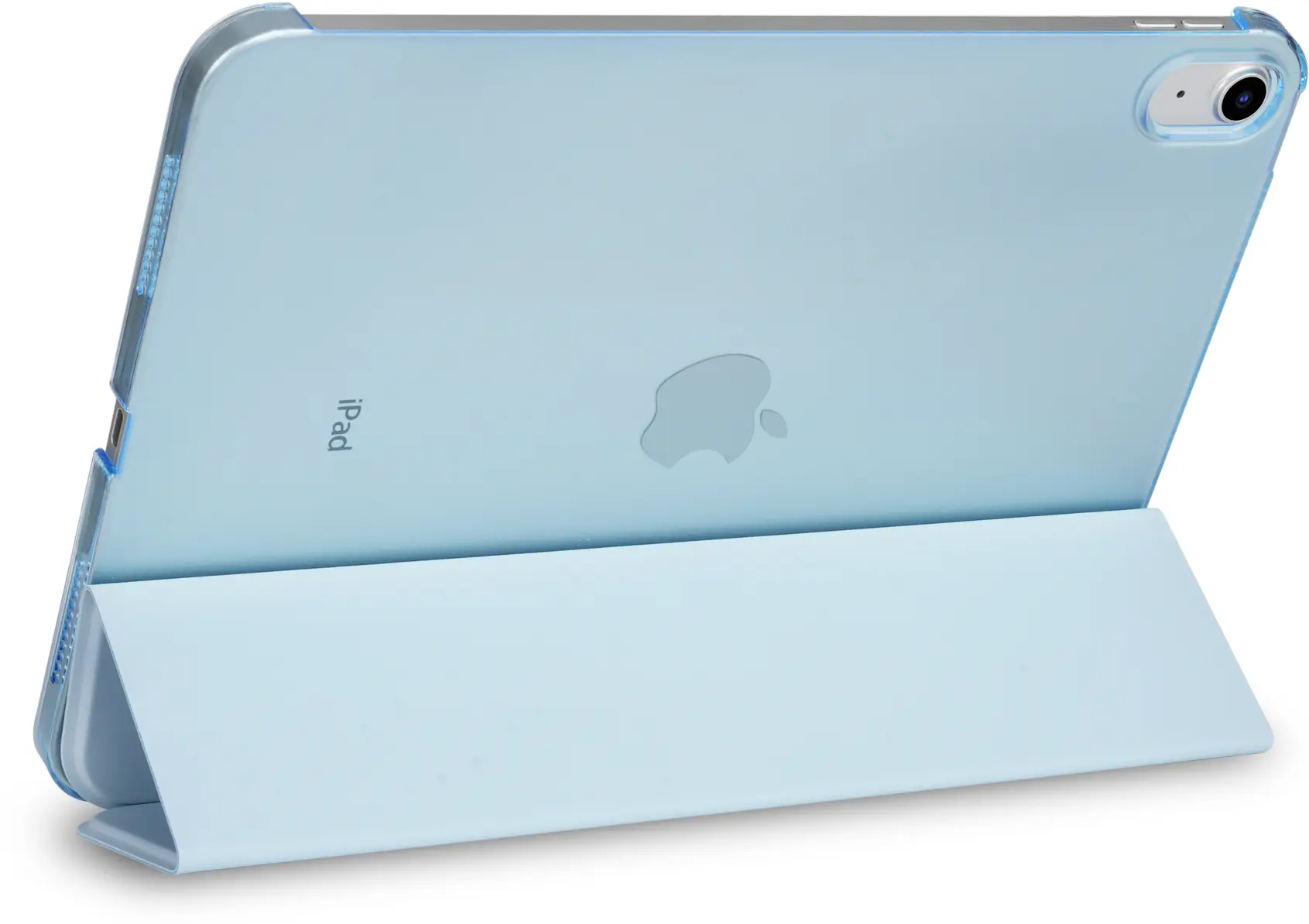 Apple iPad 11 (25) / 10.9 (22) Hoes Transparante Tri-Fold Book Case Lichtblauw afbeelding 9