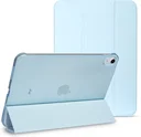 Apple iPad 11 (25) / 10.9 (22) Hoes Transparante Tri-Fold Book Case Lichtblauw