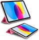 Apple iPad 11 (25) / 10.9 (22) Hoes Transparante Tri-Fold Book Case Roze afbeelding 8
