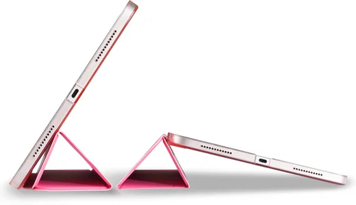 Apple iPad 11 (25) / 10.9 (22) Hoes Transparante Tri-Fold Book Case Roze afbeelding 10