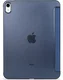 Apple iPad Air 10.9 (2022/2020) Hoes Transparante Tri-Fold Book Case Blauw afbeelding 9