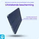 Apple iPad Air 10.9 (2022/2020) Hoes Transparante Tri-Fold Book Case Blauw afbeelding 4