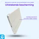Apple iPad Air 10.9 (2022/2020) Hoes Transparante Tri-Fold Book Case Beige afbeelding 4