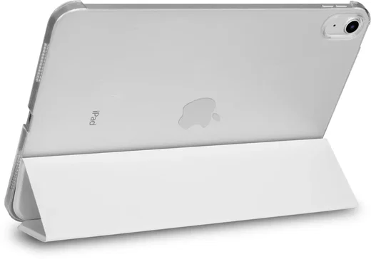 Apple iPad Air 10.9 (2022/2020) Hoes Transparante Tri-Fold Book Case Beige afbeelding 12