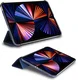 Apple iPad Air 13 (24/25/26) Hoes Transparante Tri-Fold Book Case Blauw afbeelding 11