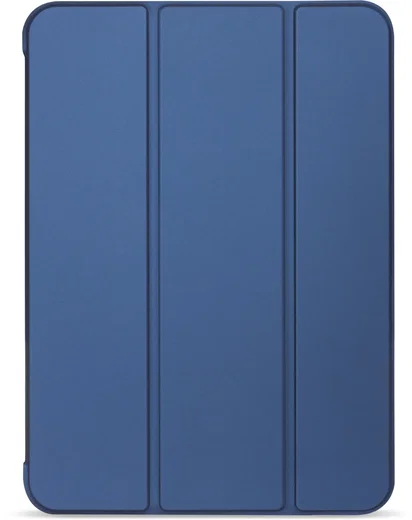 Apple iPad Air 13 (24/25/26) Hoes Transparante Tri-Fold Book Case Blauw afbeelding 8