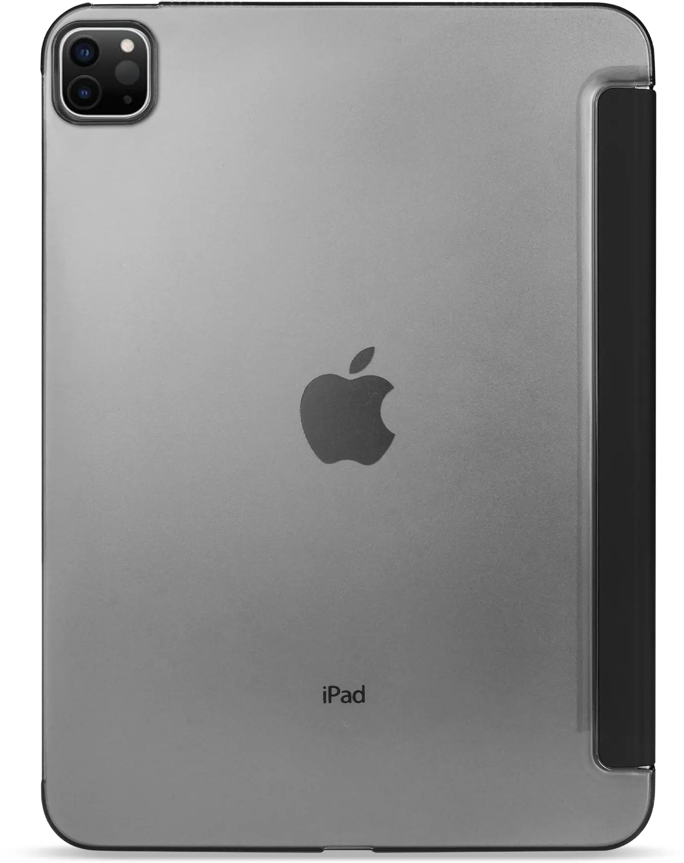 Apple iPad Air 13 (24/25/26) Hoes Transparante Tri-Fold Book Case Zwart afbeelding 9