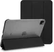 Apple iPad Air 13 (24/25/26) Hoes Transparante Tri-Fold Book Case Zwart afbeelding 1