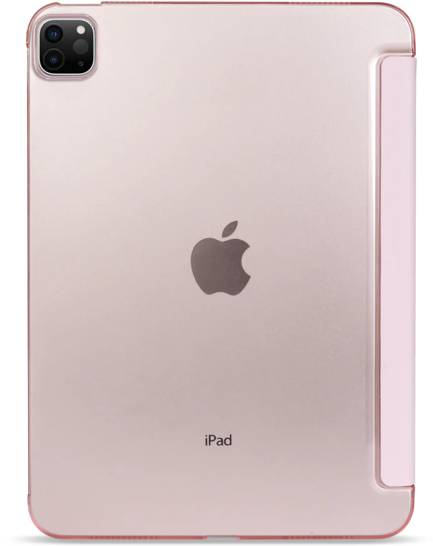 Apple iPad Air 13 (24/25/26) Hoes Transparante Tri-Fold Book Case Roze afbeelding 9