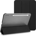 Samsung Tab S10 Lite / S10 FE / S9 FE Hoes Transparante Tri-Fold Book Case Zwart