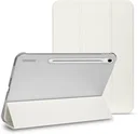 Samsung Tab S10 Lite / S10 FE / S9 FE Hoes Transparante Tri-Fold Book Case Beige