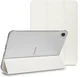 Samsung Tab A11 / A9 Hoes Transparante Tri-Fold Book Case Beige