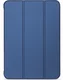 Samsung Tab A11 Plus / A9 Plus Hoes Transparante Tri-Fold Book Case Blauw afbeelding 8