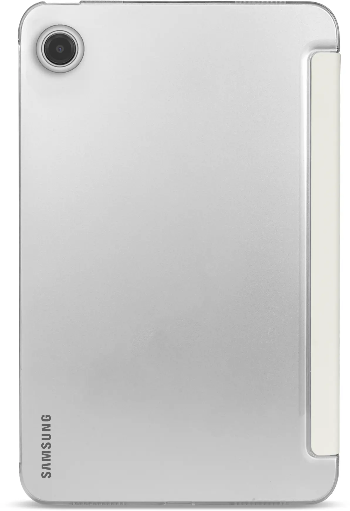 Samsung Tab A11 Plus / A9 Plus Hoes Transparante Tri-Fold Book Case Beige afbeelding 9