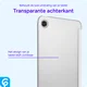 Samsung Tab A11 Plus / A9 Plus Hoes Transparante Tri-Fold Book Case Beige afbeelding 2